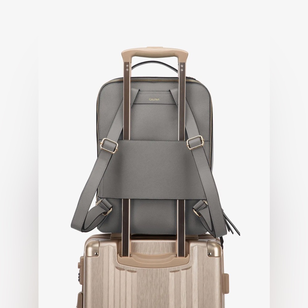 CALPAK Kaya Gray Laptop Bag NWT - Picture 5 of 6